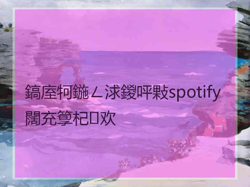 鎬庢牱鍦ㄥ浗鍐呯敤spotify闊充箰杞欢