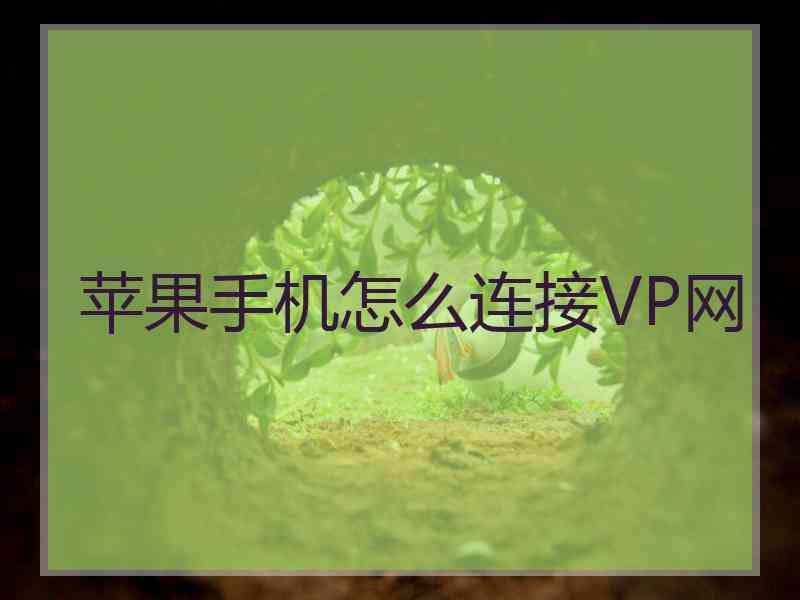 苹果手机怎么连接VP网