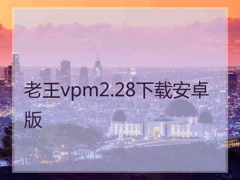 老王vpm2.28下载安卓版