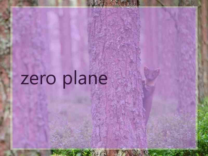 zero plane