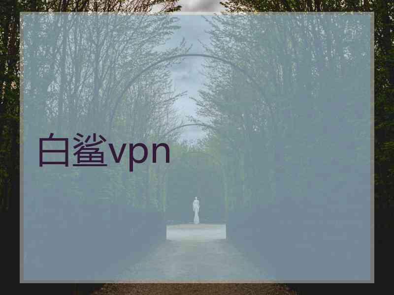 白鲨vpn