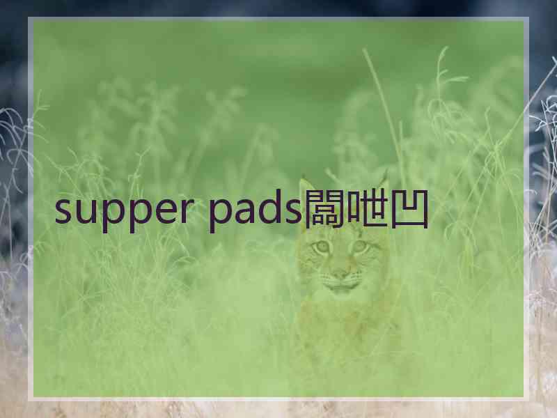 supper pads闆呭凹