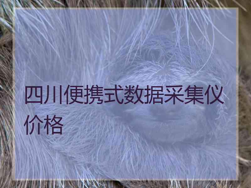 四川便携式数据采集仪价格