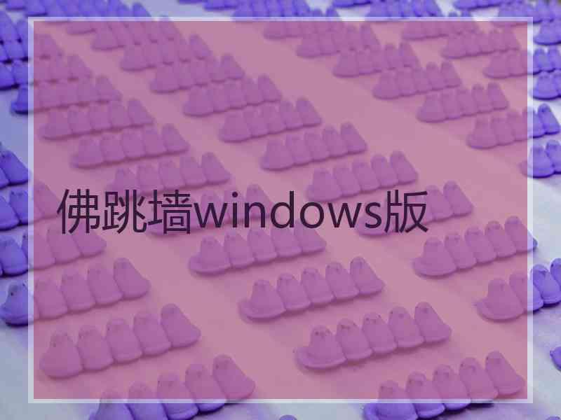 佛跳墙windows版