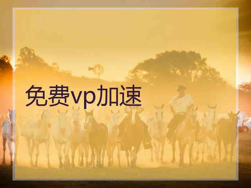 免费vp加速