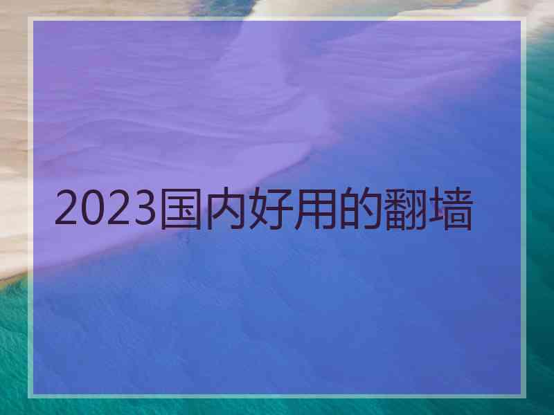 2023国内好用的翻墙