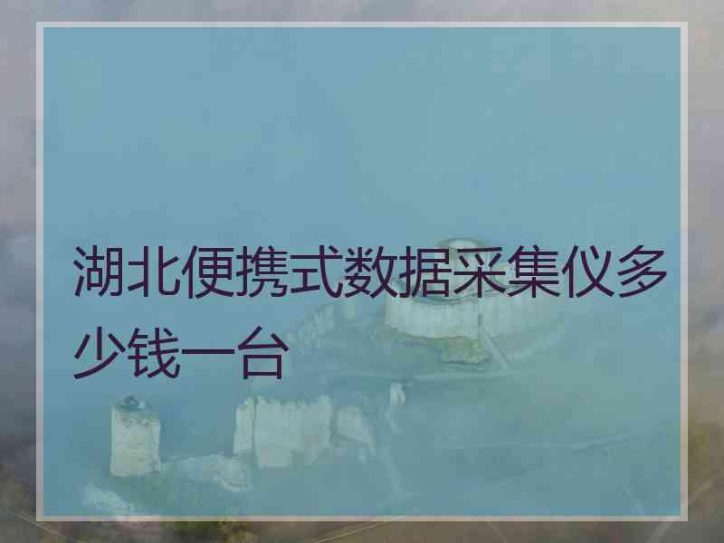 湖北便携式数据采集仪多少钱一台