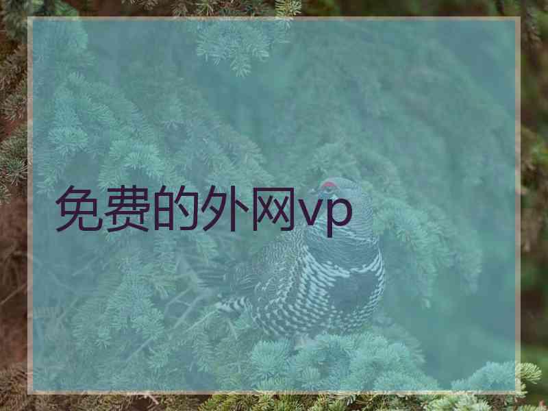 免费的外网vp