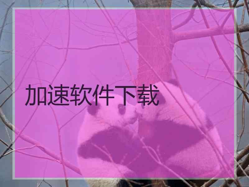 加速软件下载