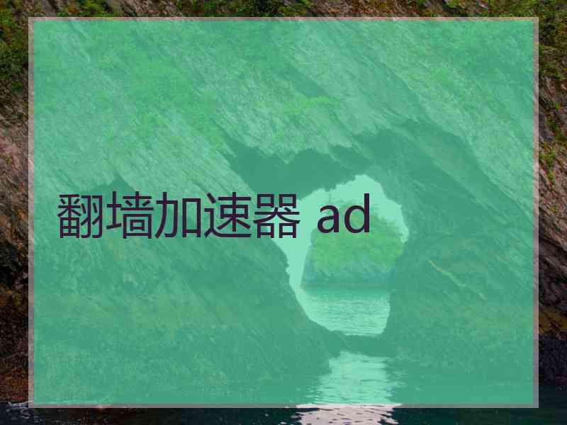 翻墙加速器 ad