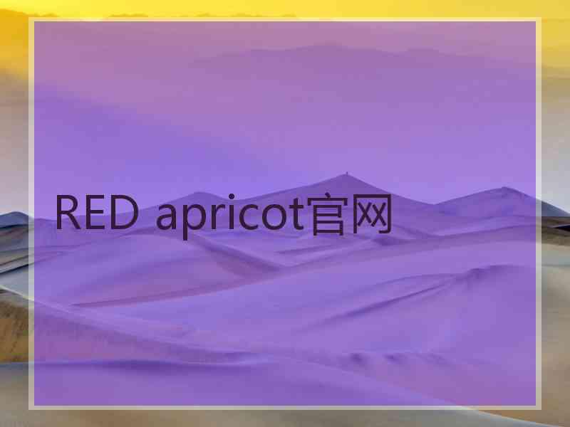 RED apricot官网