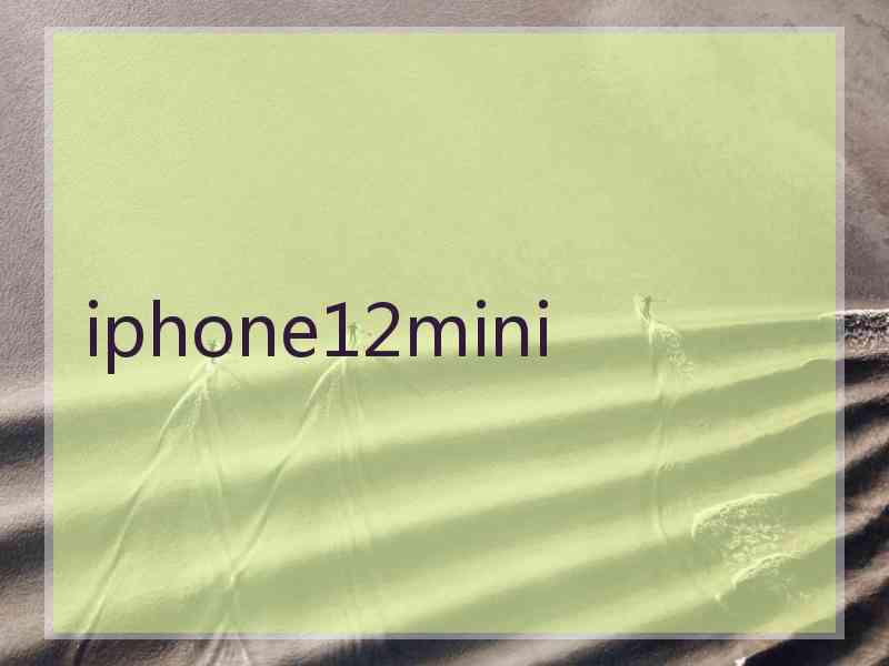 iphone12mini