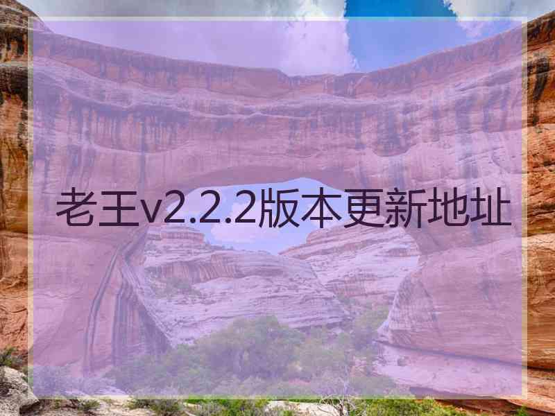 老王v2.2.2版本更新地址