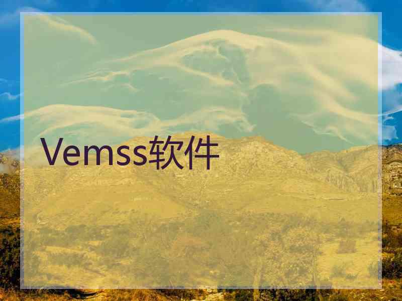 Vemss软件