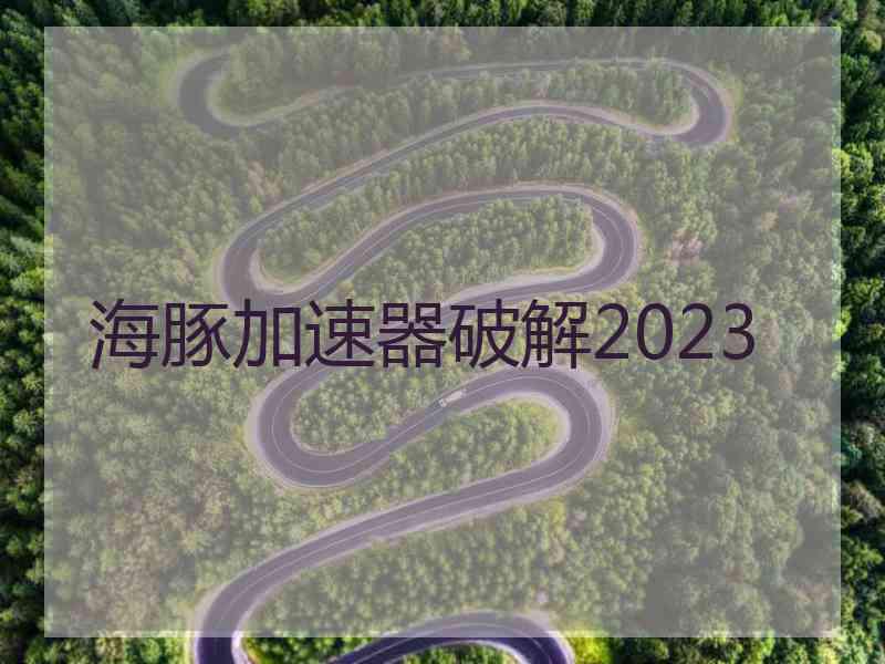 海豚加速器破解2023