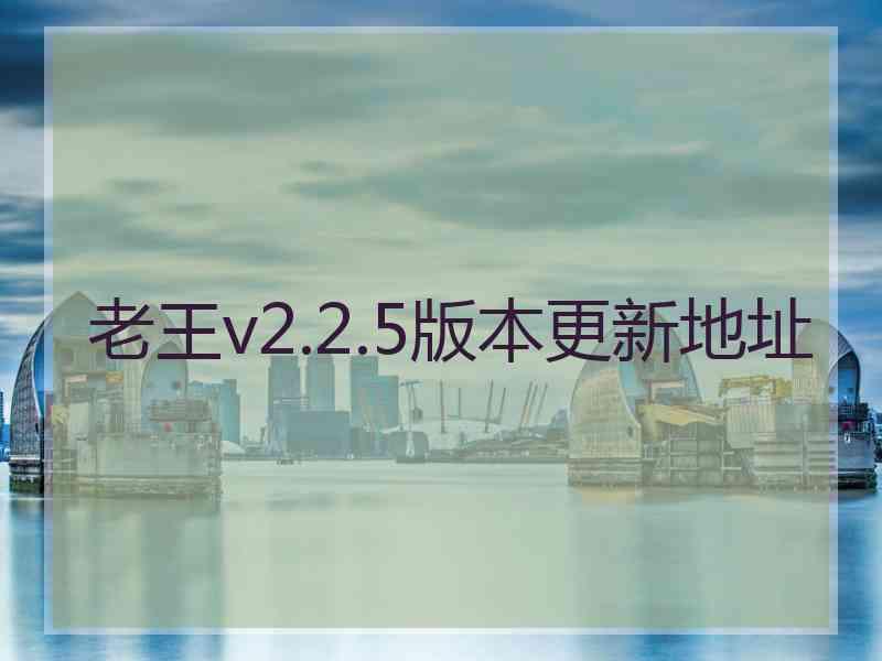 老王v2.2.5版本更新地址