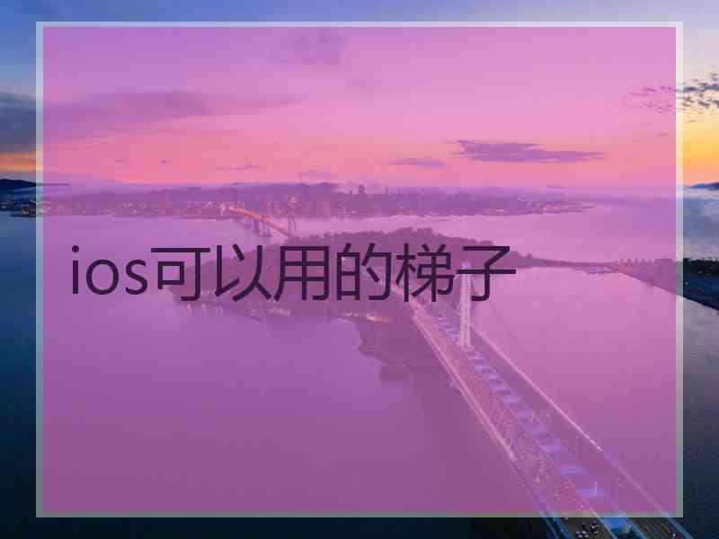 ios可以用的梯子