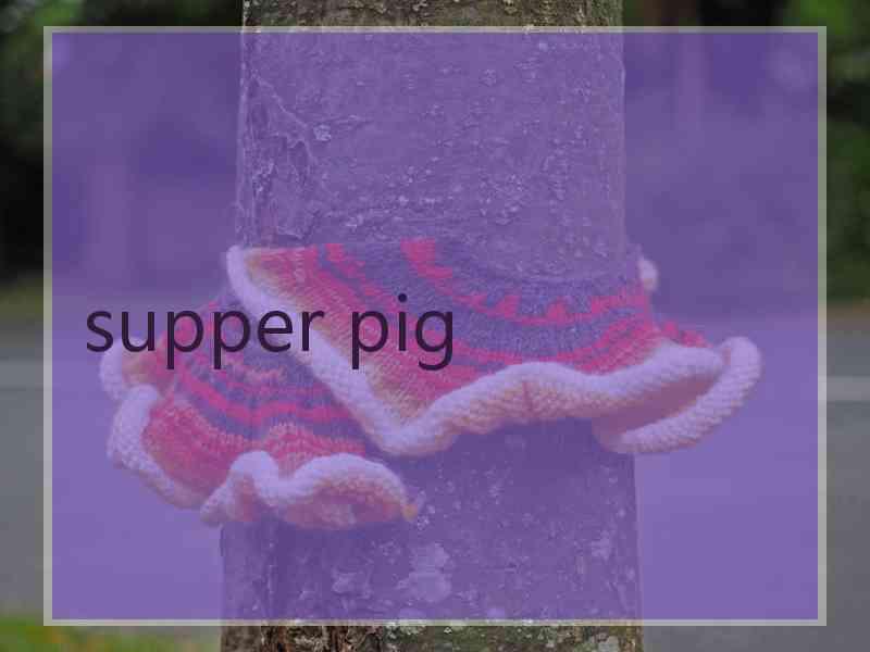 supper pig