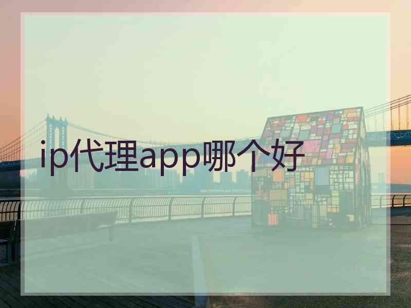 ip代理app哪个好