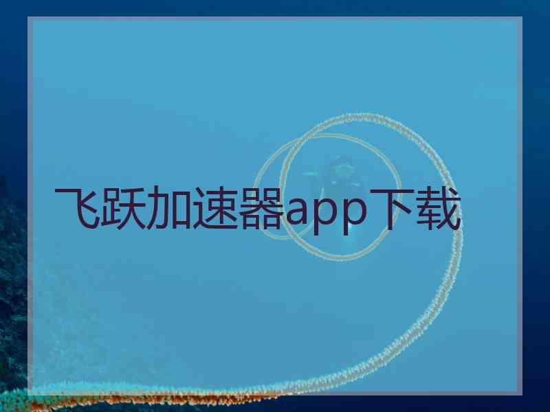 飞跃加速器app下载