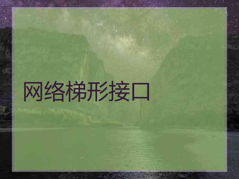 网络梯形接口