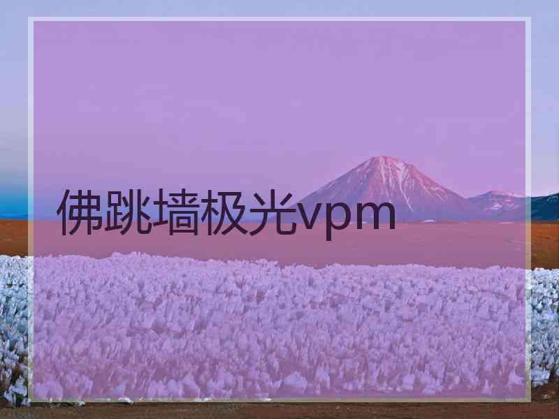 佛跳墙极光vpm