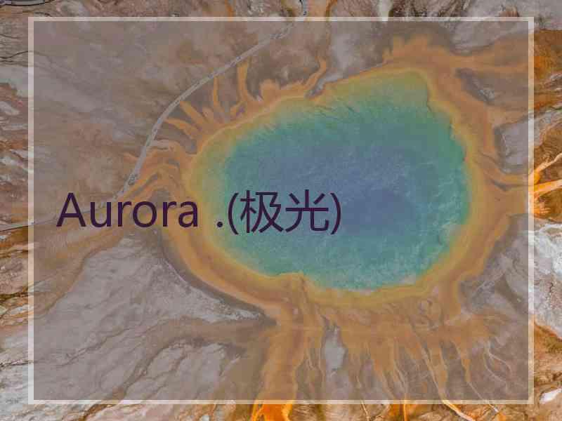 Aurora .(极光)