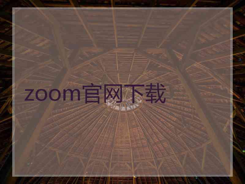 zoom官网下载