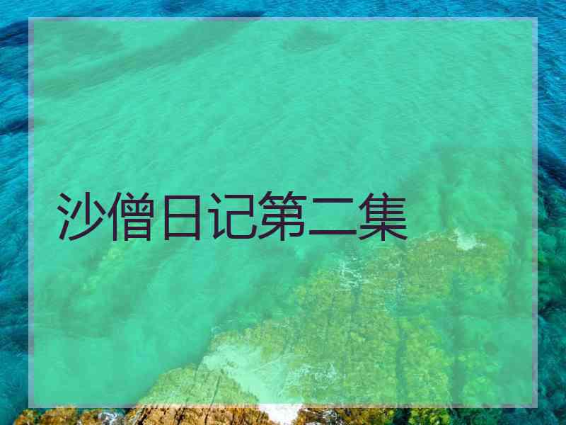 沙僧日记第二集