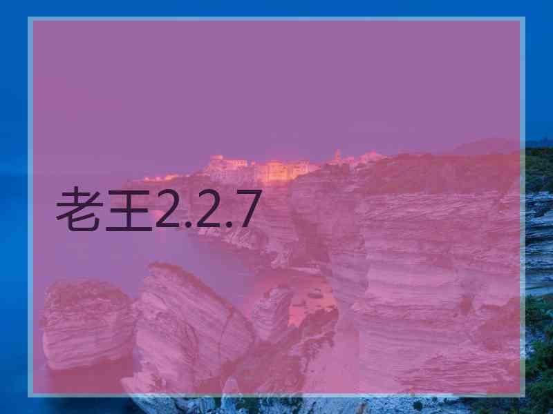 老王2.2.7