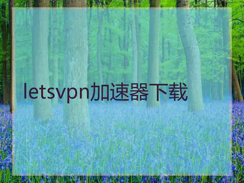 letsvpn加速器下载