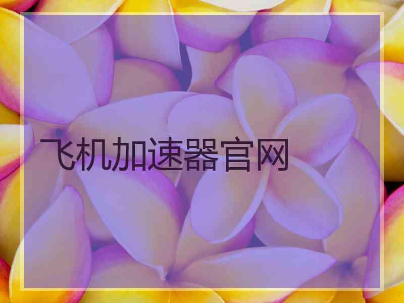 飞机加速器官网