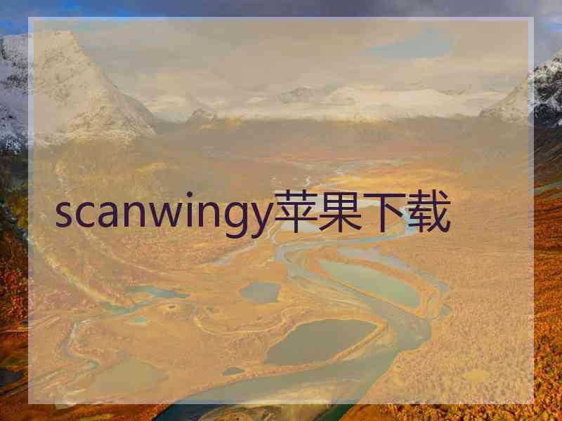 scanwingy苹果下载