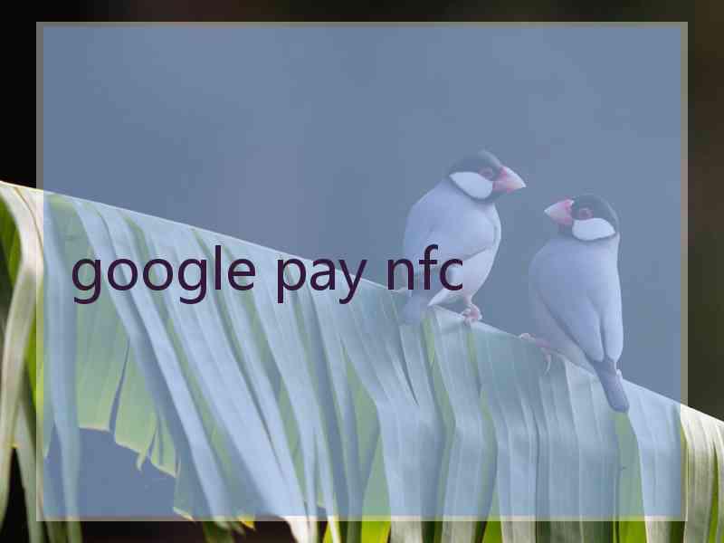 google pay nfc