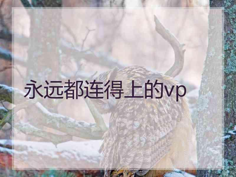 永远都连得上的vp