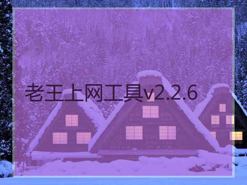 老王上网工具v2.2.6