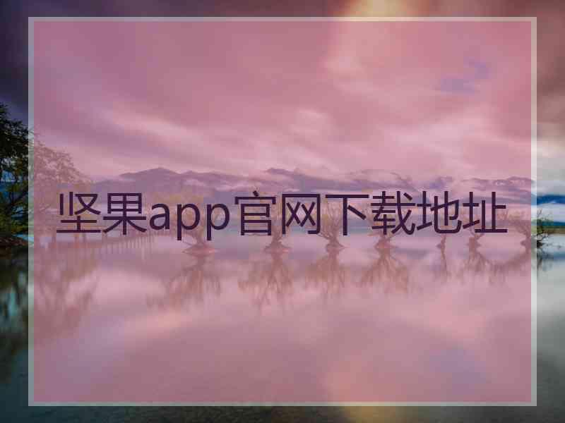 坚果app官网下载地址