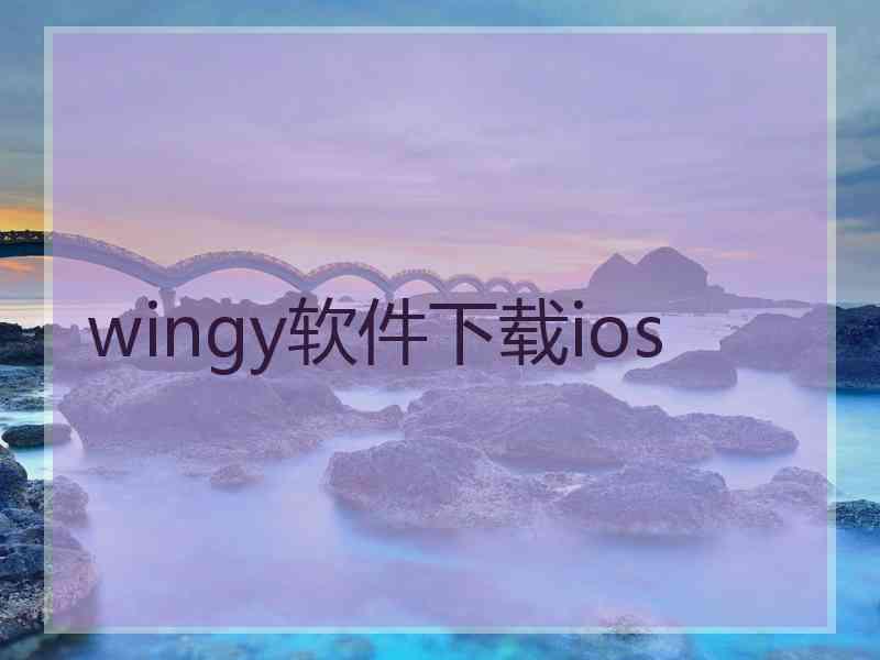 wingy软件下载ios