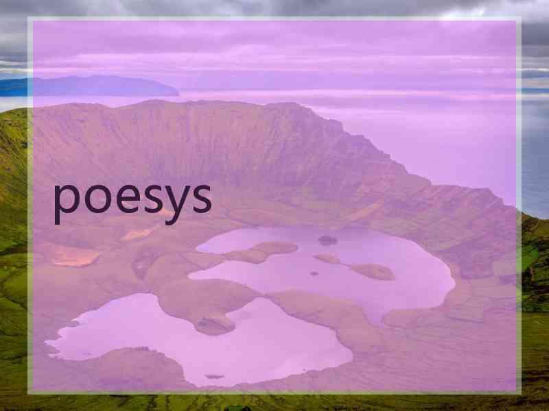 poesys