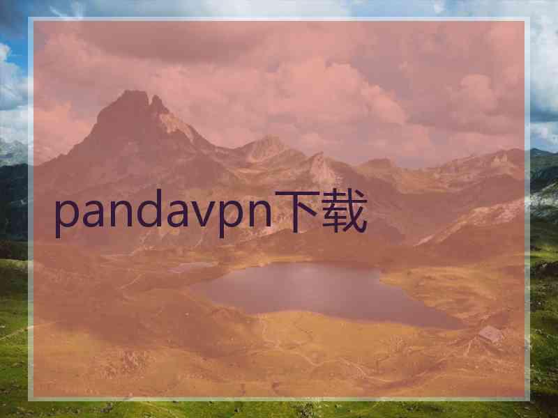 pandavpn下载