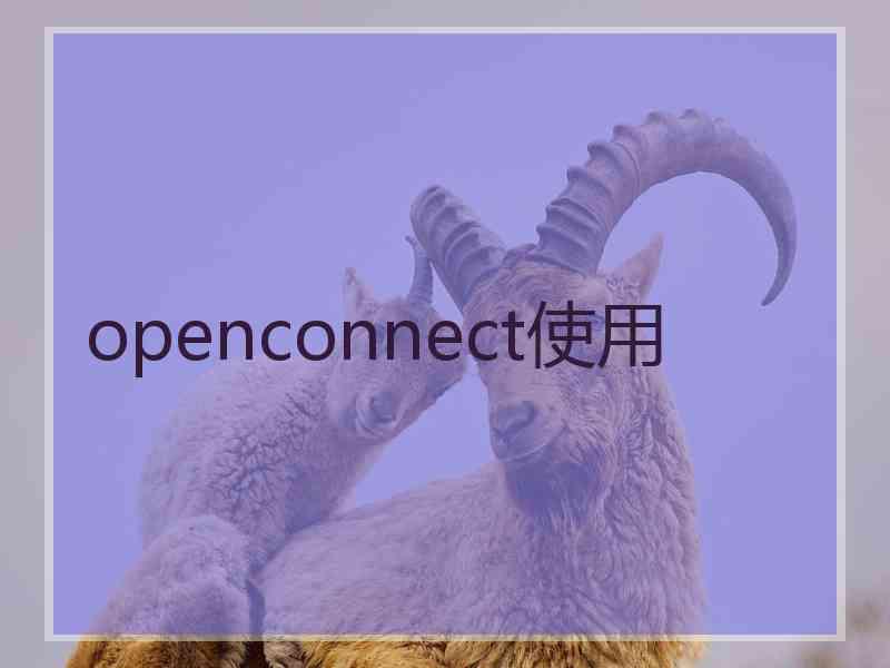 openconnect使用