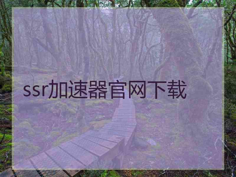 ssr加速器官网下载