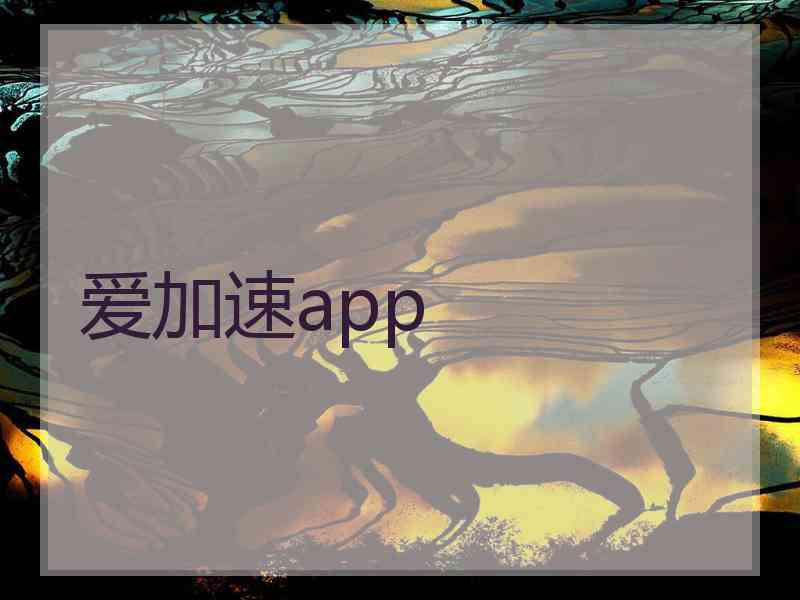 爱加速app