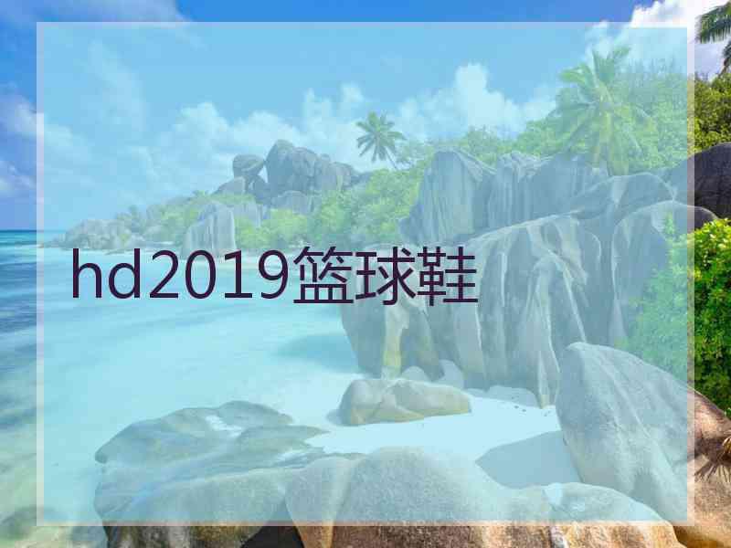 hd2019篮球鞋