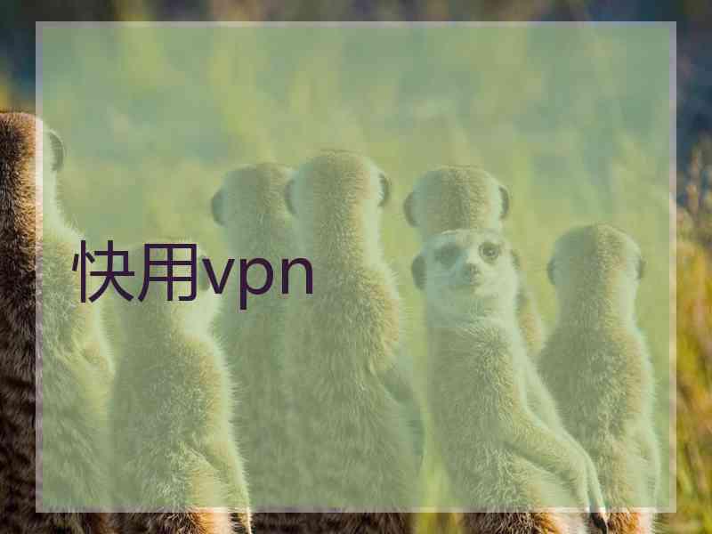 快用vpn