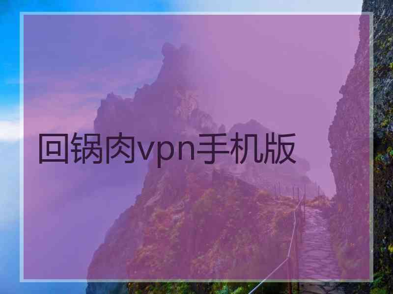 回锅肉vpn手机版