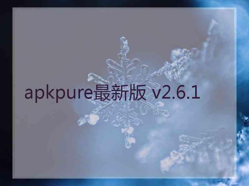 apkpure最新版 v2.6.1