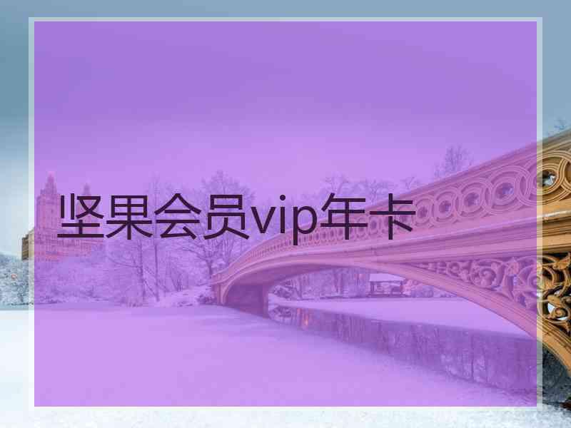 坚果会员vip年卡