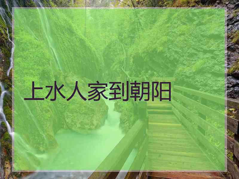 上水人家到朝阳