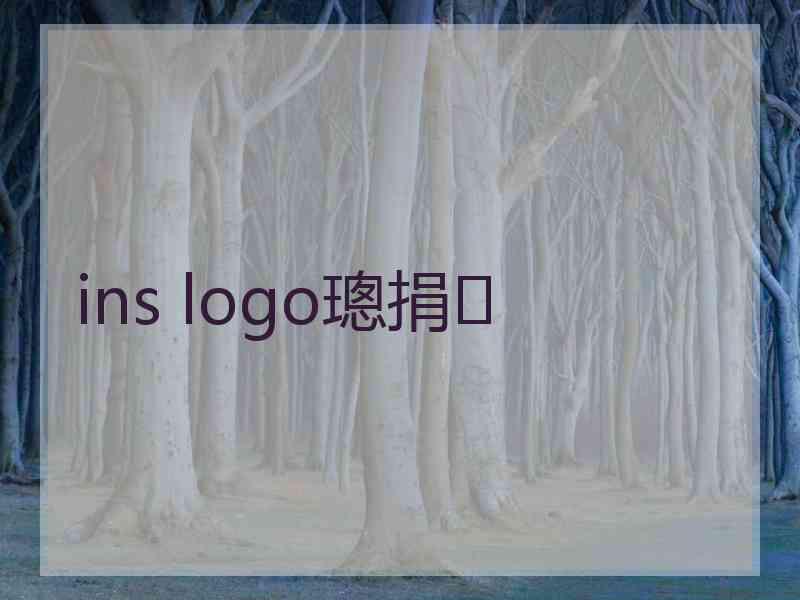 ins logo璁捐